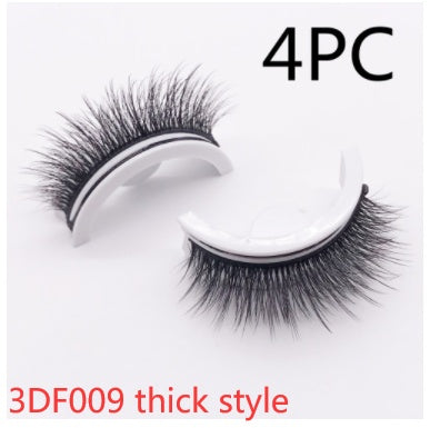 Reusable 3D Mink Lashes Natural False Eyelashes Self Adhesive Fake Glue Free Makeup Eyelash Extension Silk Reusable 3D Mink Lashes Natural False Eyelashes Self Adhesive Fake Glue Free Makeup Eyelash Extension Silk